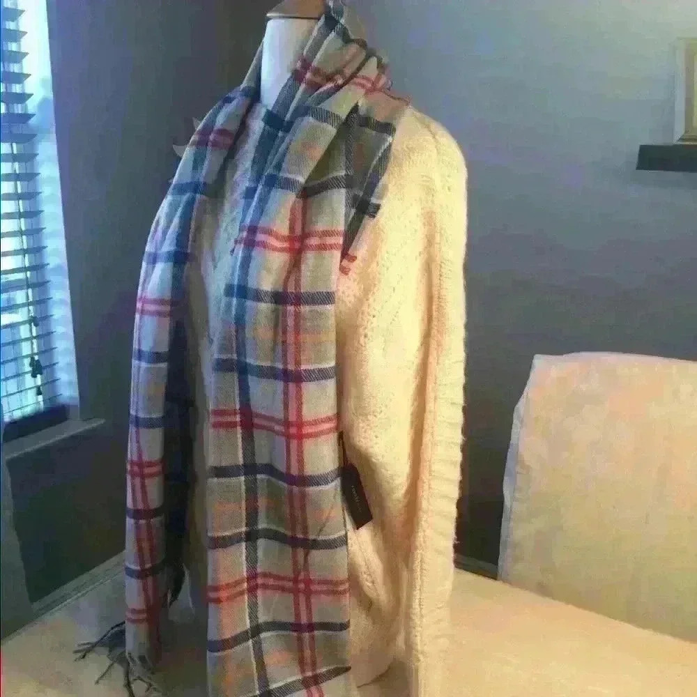 Fall Plaid Scarf - Picture 3 of 5